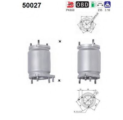 50027 AS Crankshaft Drive Small End Bushes, connecting rod