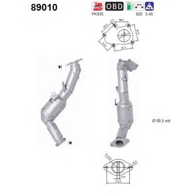 89010 AS Tie Rod Axle Joint