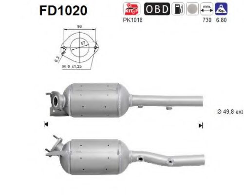 FD1020 AS Кондиционер Расширительный клапан, кондиционер