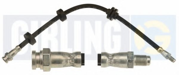9002491 GIRLING Wheel Suspension Mounting, axle beam