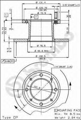 14016 AP Тормозная система Тормозной диск
