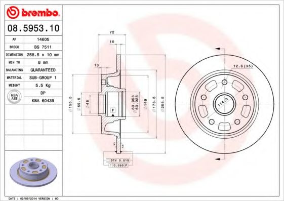 14605 AP Wheel Suspension Ball Joint