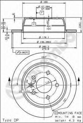 14654 AP Тормозная система Тормозной диск