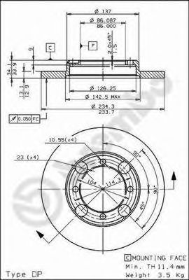 14685 AP Тормозная система Тормозной диск