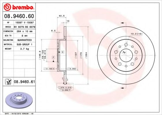 15087 AP Mixture Formation Sensor, intake manifold pressure