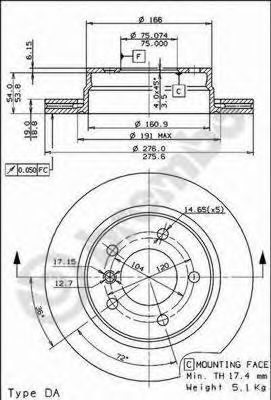 24750 AP Тормозная система Тормозной диск