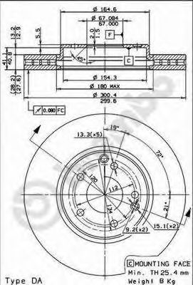 24904 AP Тормозная система Тормозной диск