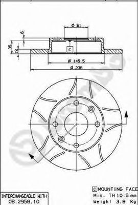 X 14068 AP Тормозная система Тормозной диск