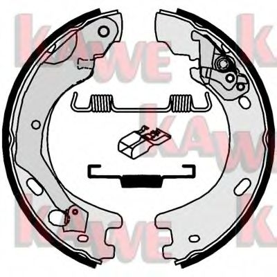 01030 KAWE Brake Pad Set, disc brake