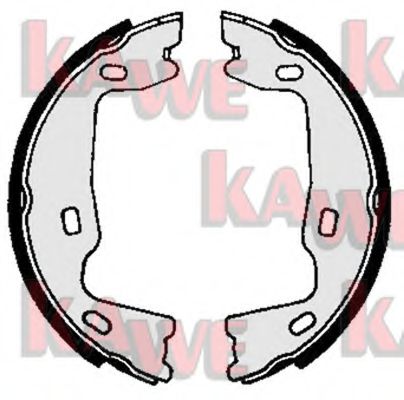 02570 KAWE Brake Shoe Set, parking brake