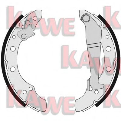 04100 KAWE Brake System Brake Shoe Set