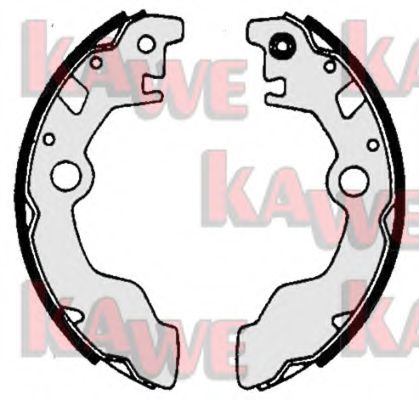 06240 KAWE Brake Pad Set, disc brake