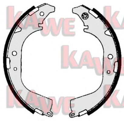 06700 KAWE Brake System Brake Pad Set, disc brake