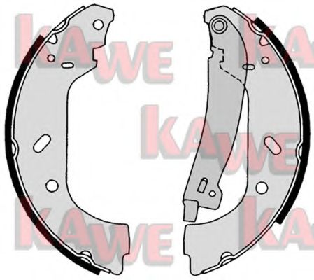 08640 KAWE Exhaust System Mounting Kit, exhaust system