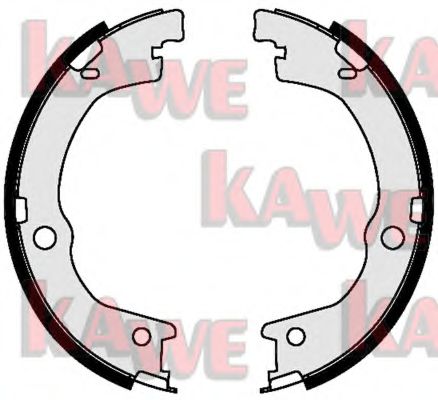 09460 KAWE Brake System Brake Shoe Set