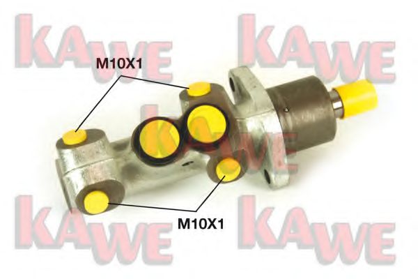 B1890 KAWE Brake System Brake Master Cylinder