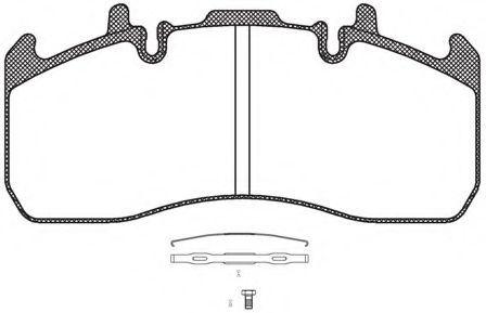 JCA1317.00 KAWE Brake System Brake Pad Set, disc brake
