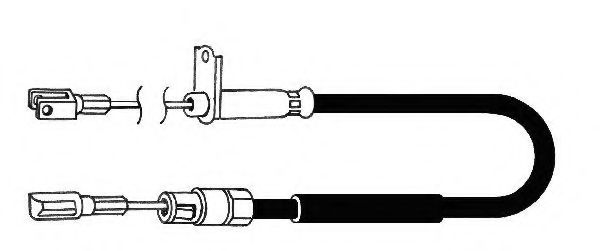 DM02179 KAWE Cable, parking brake