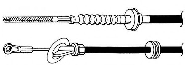 FA01174 KAWE Clutch Cable