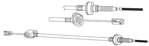 OP01159 KAWE Clutch Cable