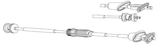 PU01144 KAWE Clutch Cable