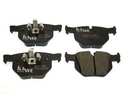 810017 KAWE Brake Pad Set, disc brake