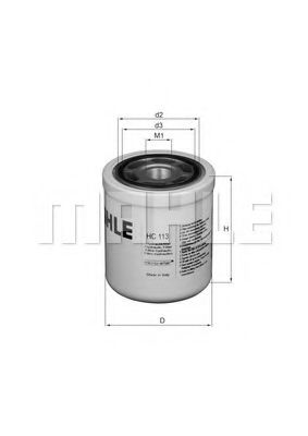 HC 113 MAHLE+ORIGINAL Oil Filter