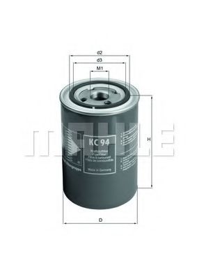KC 94 MAHLE+ORIGINAL Fuel filter