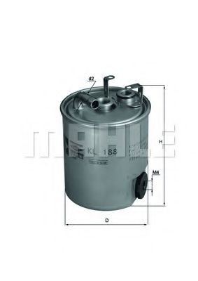 KL 188 MAHLE+ORIGINAL Fuel filter