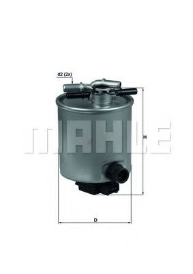 KL 440/14 MAHLE+ORIGINAL Fuel filter