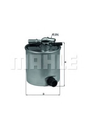 KL 440/15 MAHLE+ORIGINAL Fuel filter