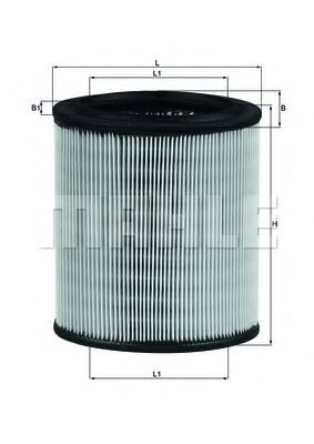 LX 715 MAHLE+ORIGINAL Air Filter
