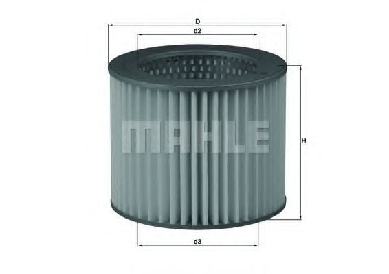 LX 305 MAHLE+ORIGINAL Air Filter
