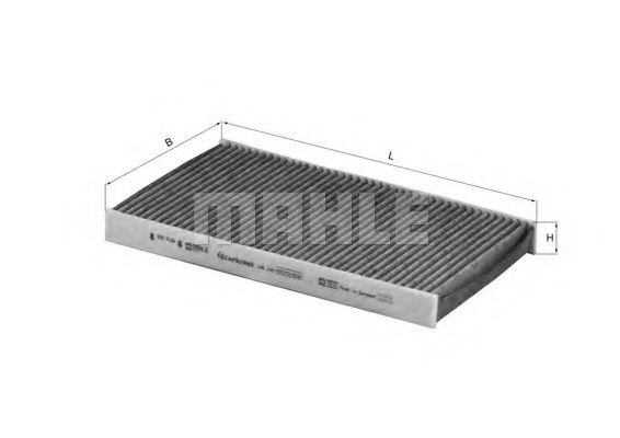 LAK 145 MAHLE+ORIGINAL Filter, interior air