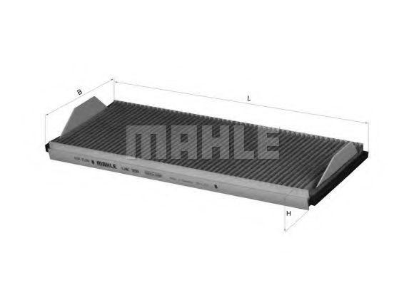 LAK 358 MAHLE+ORIGINAL Filter, interior air