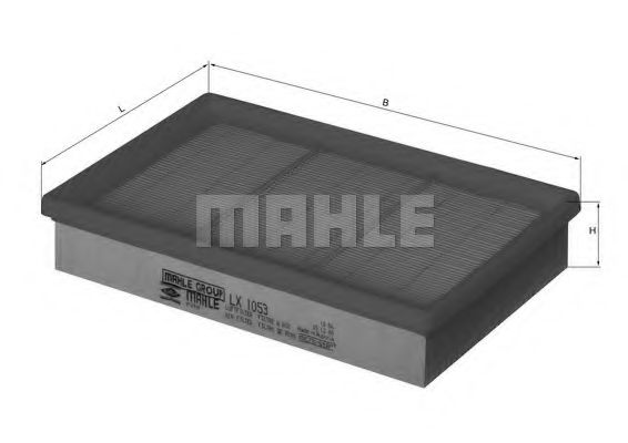 LX 1053 MAHLE+ORIGINAL Air Filter