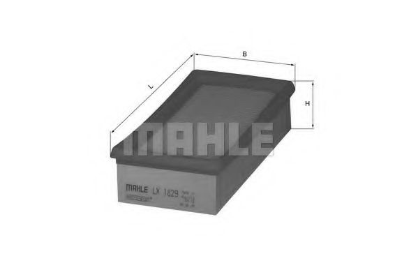 LX 1829 MAHLE+ORIGINAL Air Filter