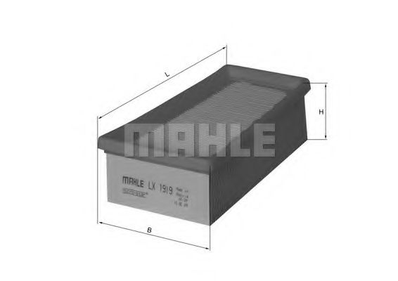 LX 1919 MAHLE+ORIGINAL Air Filter