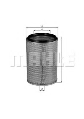 LX 28 MAHLE+ORIGINAL Air Filter