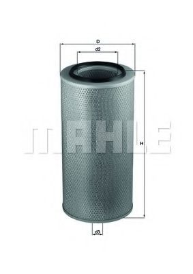 LX 271 MAHLE+ORIGINAL Air Filter