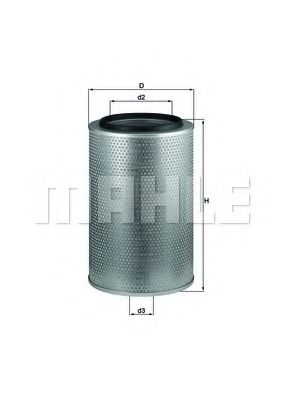 LX 1606 MAHLE+ORIGINAL Air Filter