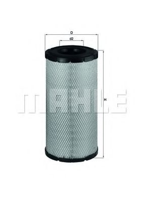LX 1775 MAHLE+ORIGINAL Air Filter