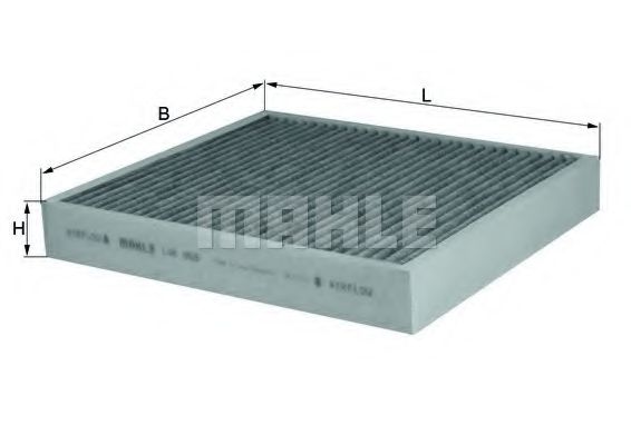 LAK 809 MAHLE+ORIGINAL Filter, interior air