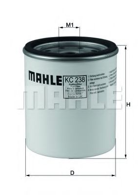 KC 238D MAHLE+ORIGINAL Fuel filter
