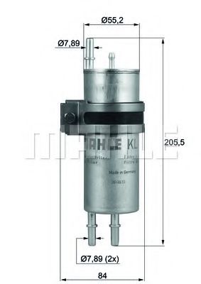 KLH 42 MAHLE+ORIGINAL Fuel filter