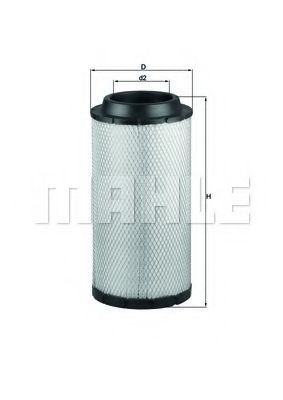 LX 2020 MAHLE+ORIGINAL Air Filter