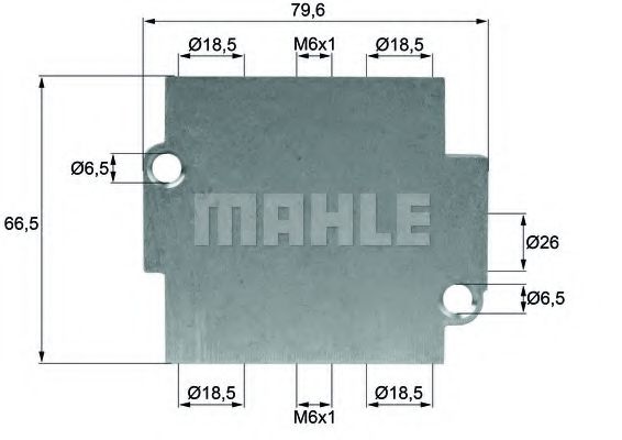 TO 15 80 MAHLE+ORIGINAL Thermostat, oil cooling