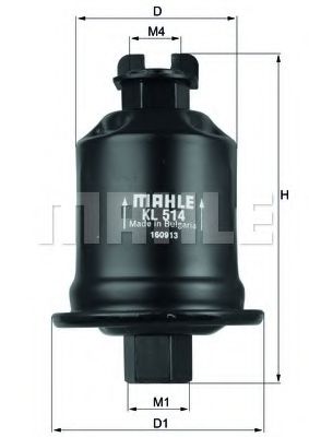 KL 514 MAHLE+ORIGINAL Fuel filter