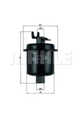 KL 185 MAHLE+ORIGINAL Fuel filter