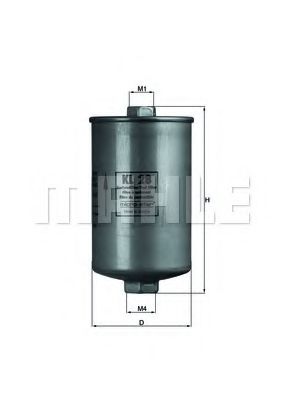 KL 28 MAHLE+ORIGINAL Fuel filter